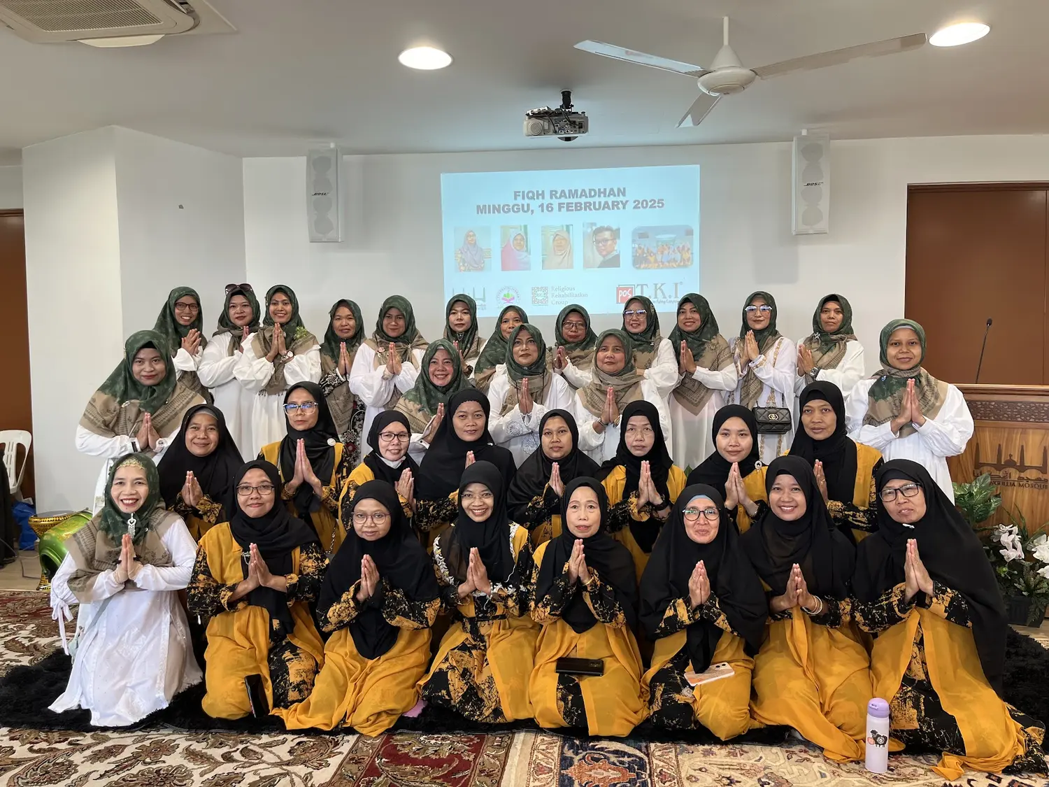 Raudhatul Jannah members after a Fiqh Ramadan learning session in February 2025